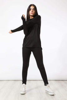 Polyester Heather Sweatshirt - Carina - كارينا