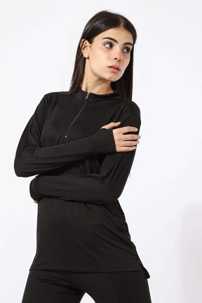 Polyester Heather Sweatshirt - Carina - كارينا