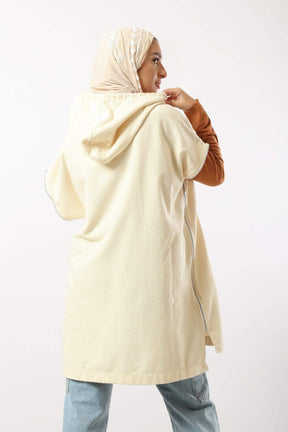 Poncho with Side Zipper - Carina - كارينا