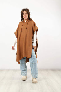 Poncho with Side Zipper - Carina - كارينا