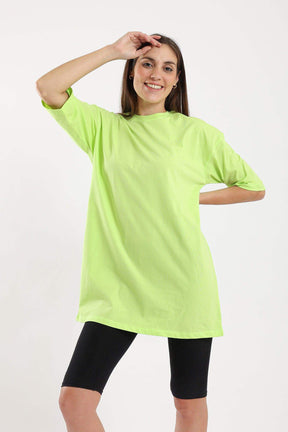 Printed Back Oversized T-Shirt - Carina - كارينا
