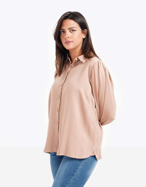Puffed Long Sleeves Shirt - Carina - كارينا