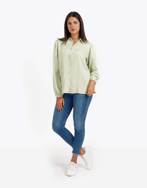 Puffed Long Sleeves Shirt - Carina - كارينا