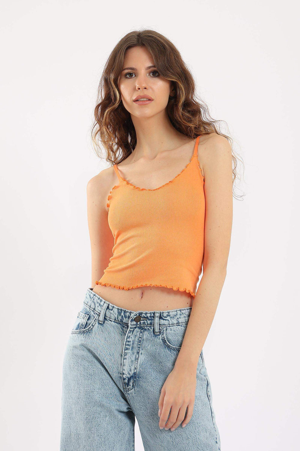 Ribbed Cami Top - Carina - كارينا