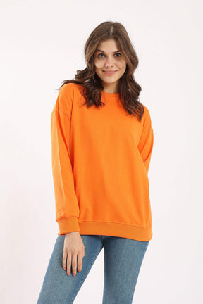 Ribbed Trim Lounge Sweatshirt - Carina - كارينا