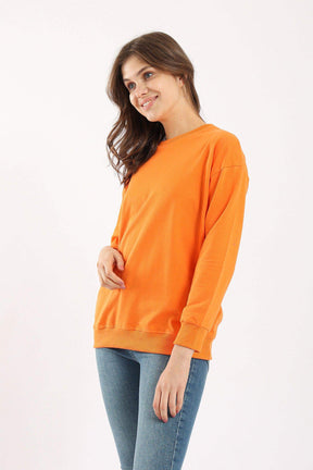 Ribbed Trim Lounge Sweatshirt - Carina - كارينا