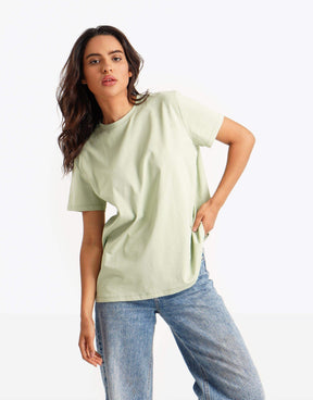 Round Neck Long T-shirt - Carina - كارينا