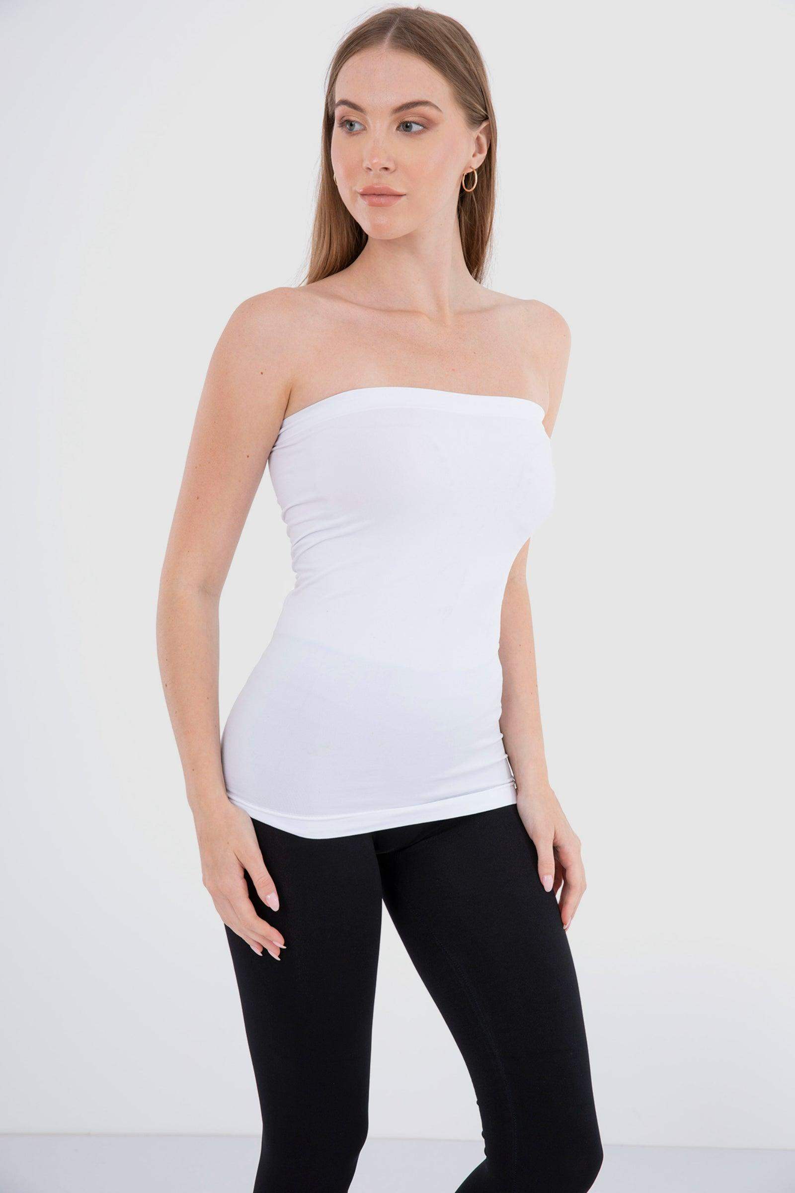 Seamless Strapless Tank Top Carina Wear