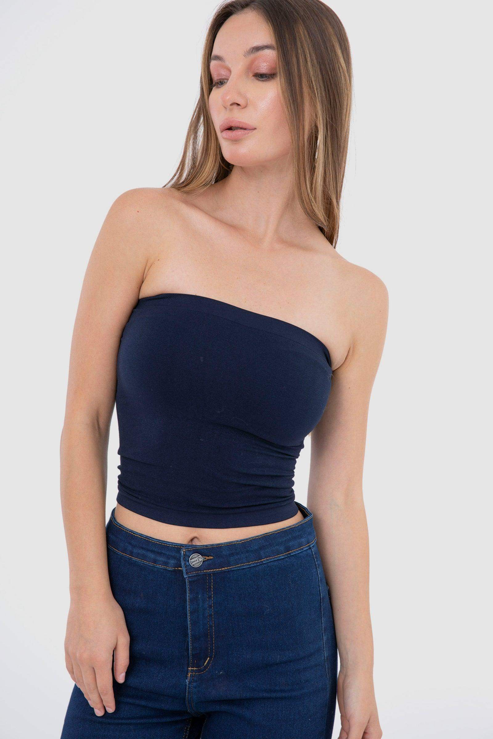 Seamless Strapless Tube Top - Carina - كارينا