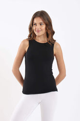 Sleeveless Crew Neck Top - Carina - كارينا