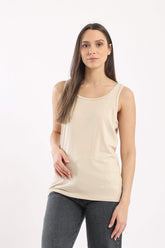 Sleeveless Viscose Tank Top - Carina - كارينا