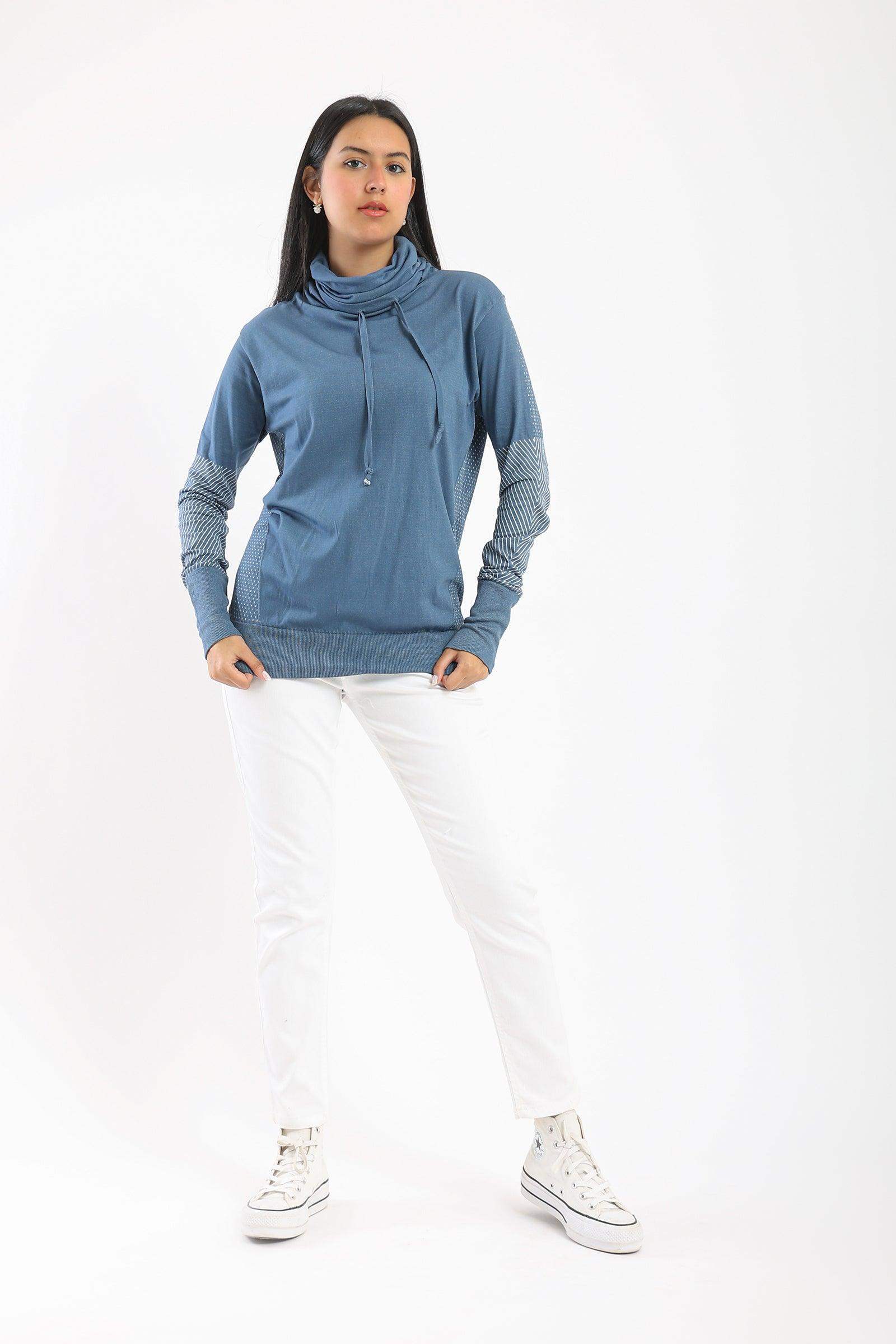 Turtle Neck Light Sweatshirt - Carina - كارينا