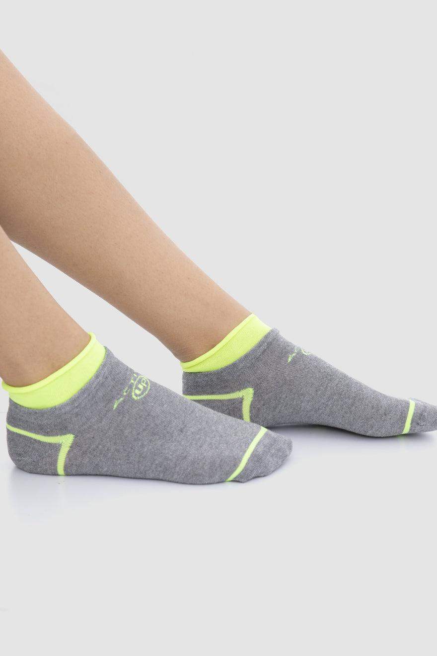 Two Tone Ankle Socks - 3 Pairs - Carina - كارينا