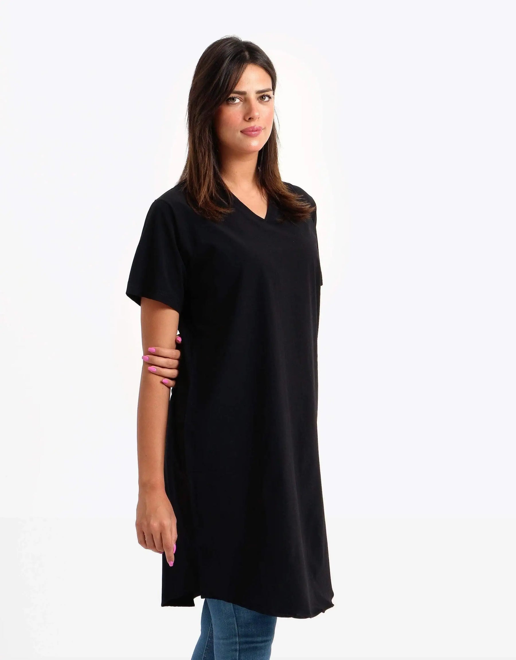 V-Neck Loose Fit Blouse - Carina - كارينا