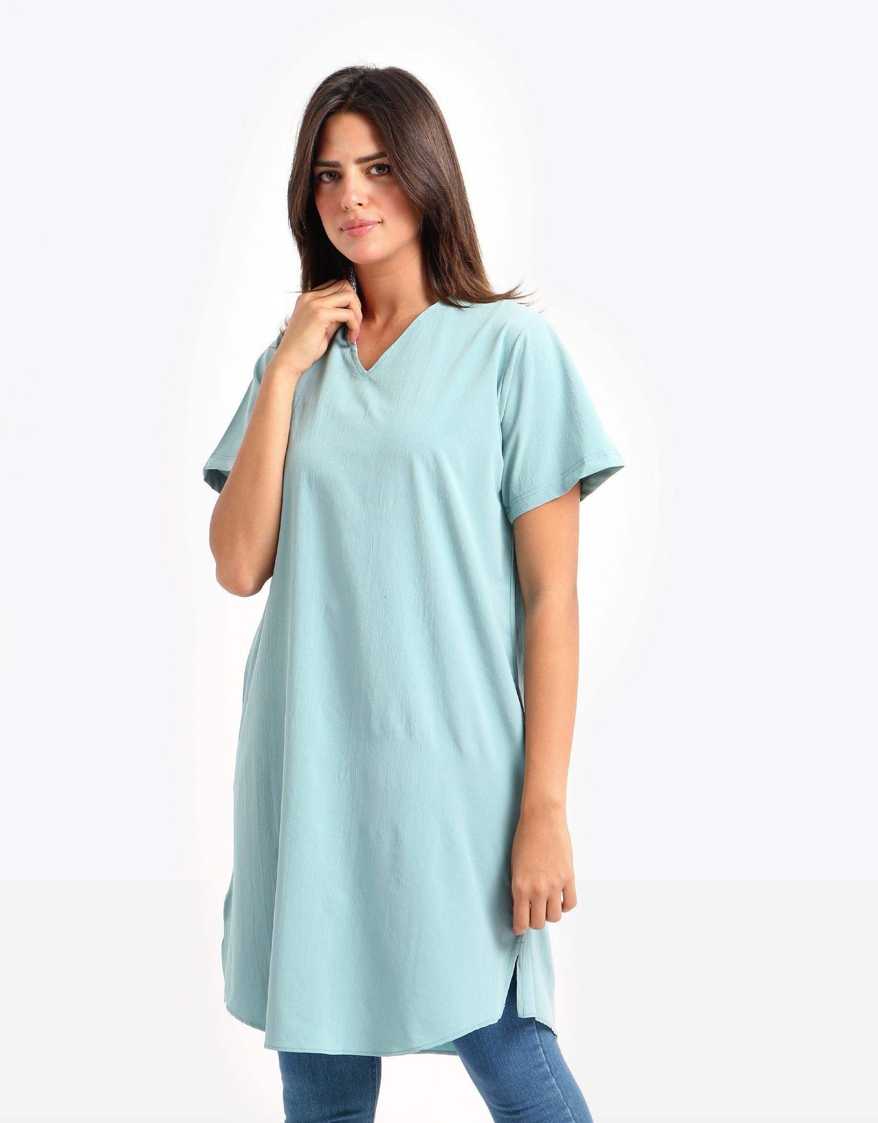 V-Neck Loose Fit Blouse - Carina - كارينا