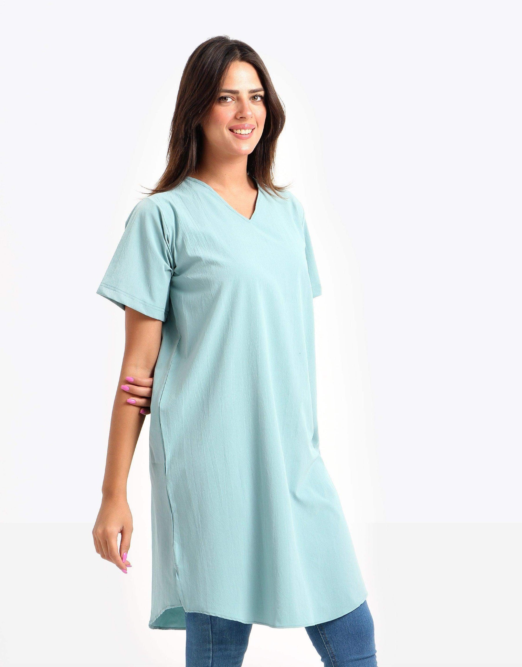 V-Neck Loose Fit Blouse - Carina - كارينا