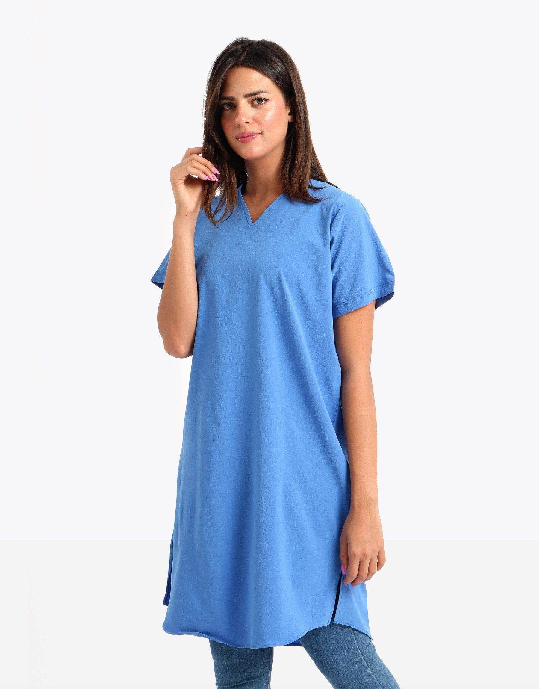 V-Neck Loose Fit Blouse - Carina - كارينا