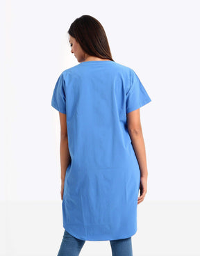 V-Neck Loose Fit Blouse - Carina - كارينا