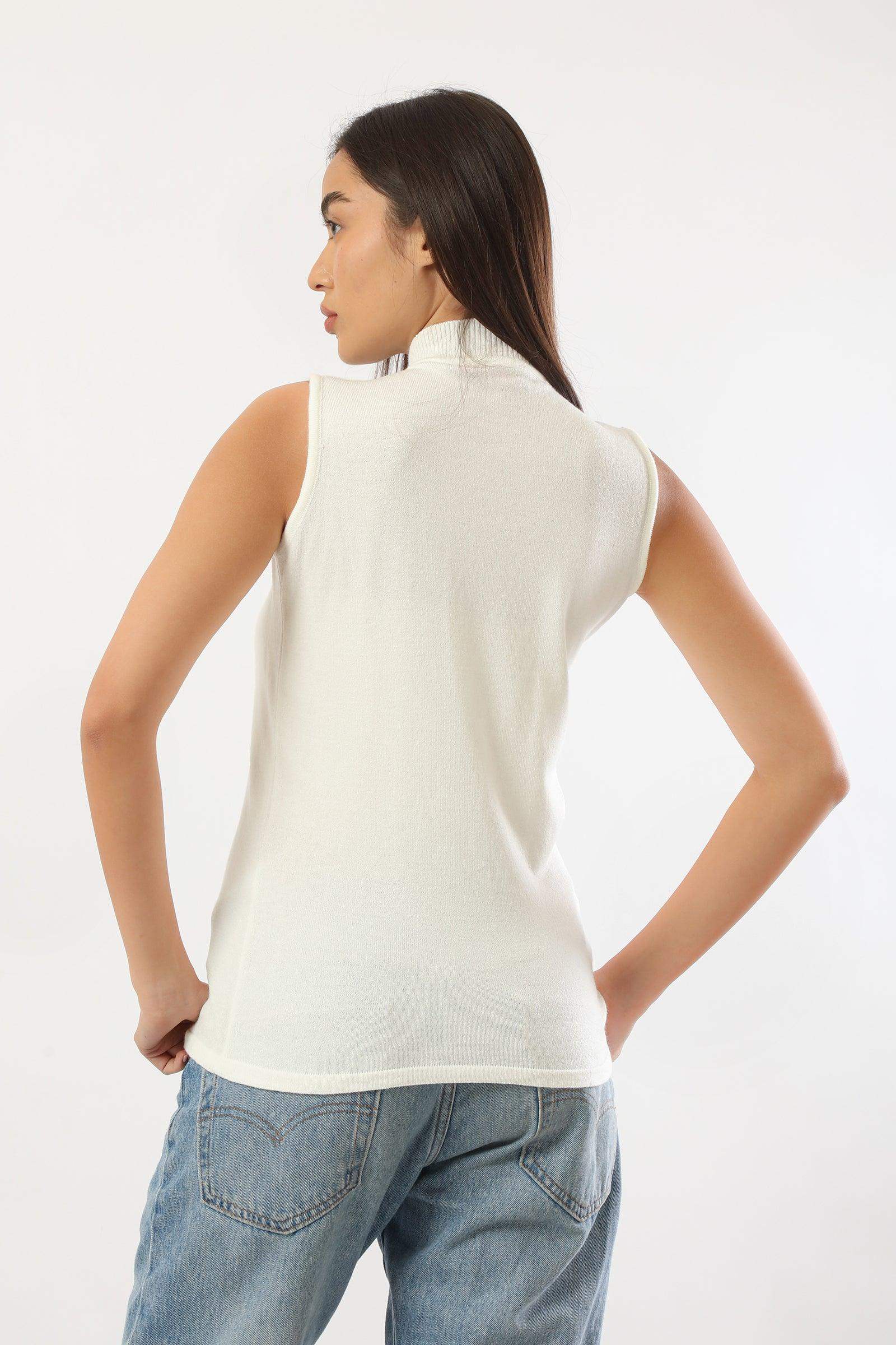 Wool Sleeveless Pullover - Carina - كارينا