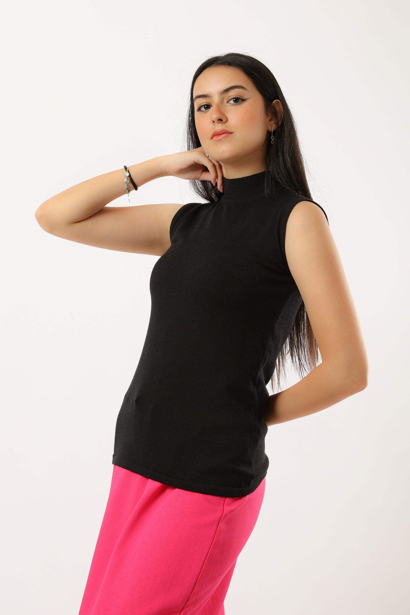 Wool Sleeveless Pullover - Carina - كارينا